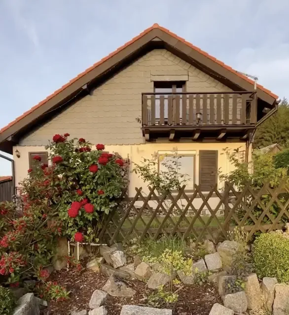 Cottage seen from the front garden