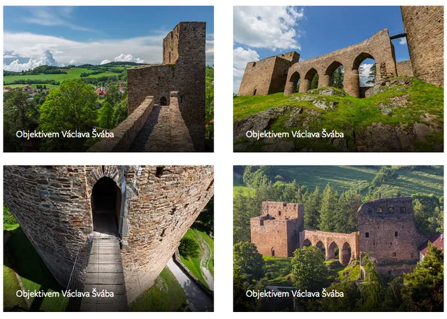 Views of Velhartice Castle